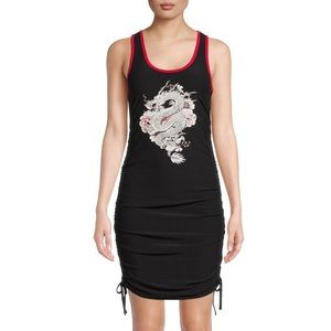 ‼️CLEARANCE Item‼️| Cinched Side Bodycon Dragon Dress